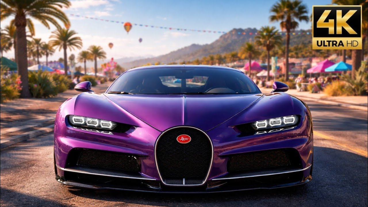 1600HP PURPLE BUGATTI CHIRON SUPERSPORT 300+ 4K FH5