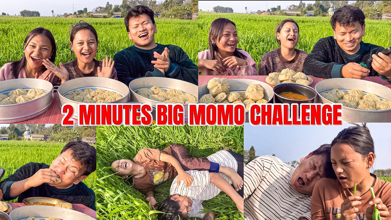 BIG MOMO EATING CHALLENGE WITH PUNISHMENT 😋 || कोहि भन्दा कोहि कम भएन् आज 💪 || Chicken Momo 
