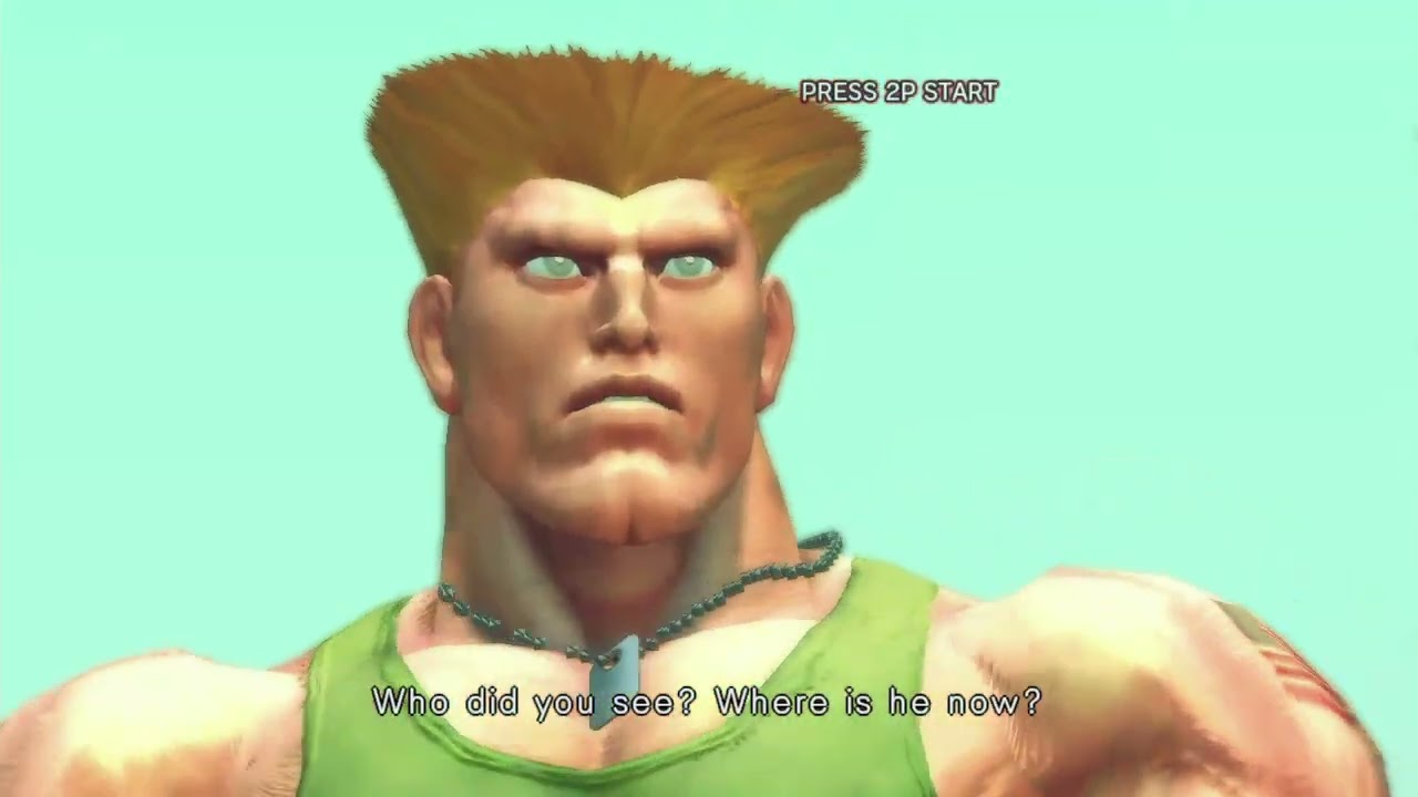Street Fighter IV (Xbox 360) Arcade Mode as Guile
