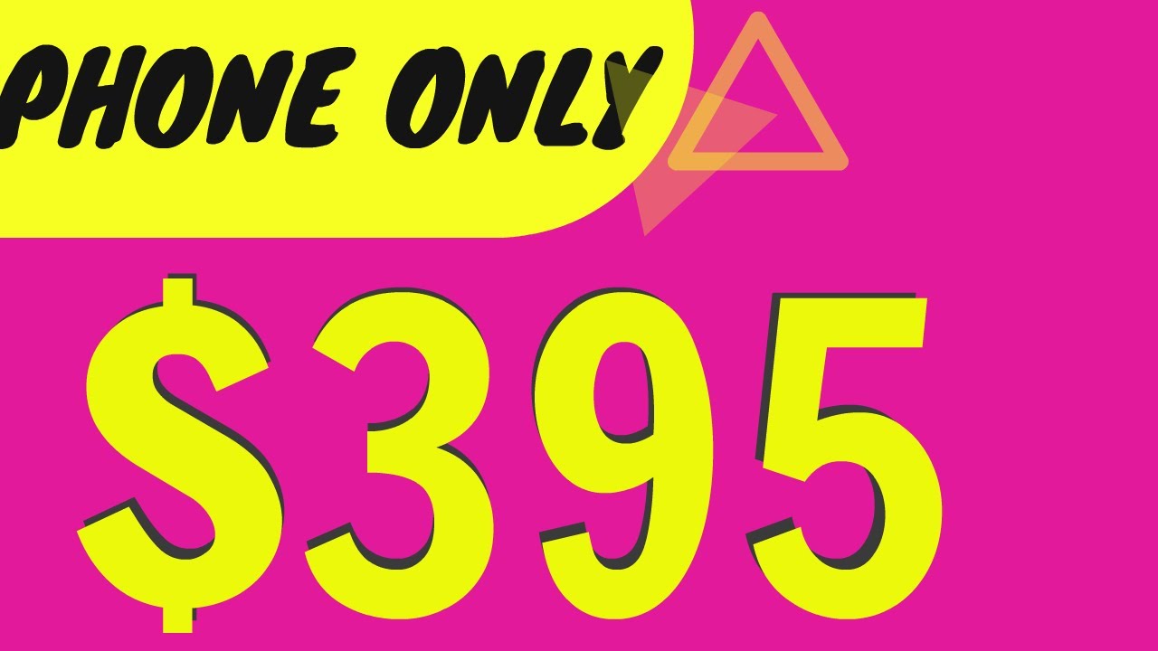 Earn $395 In 30 MINS with Your Phone (Make Money Online)