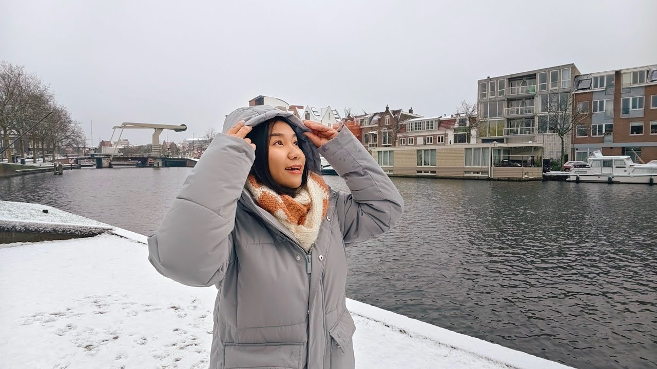 อุณหภูมิ 0 องศาฯที่ Haarlem ประเทศเนเธอร์แลนด์ หิมะตก