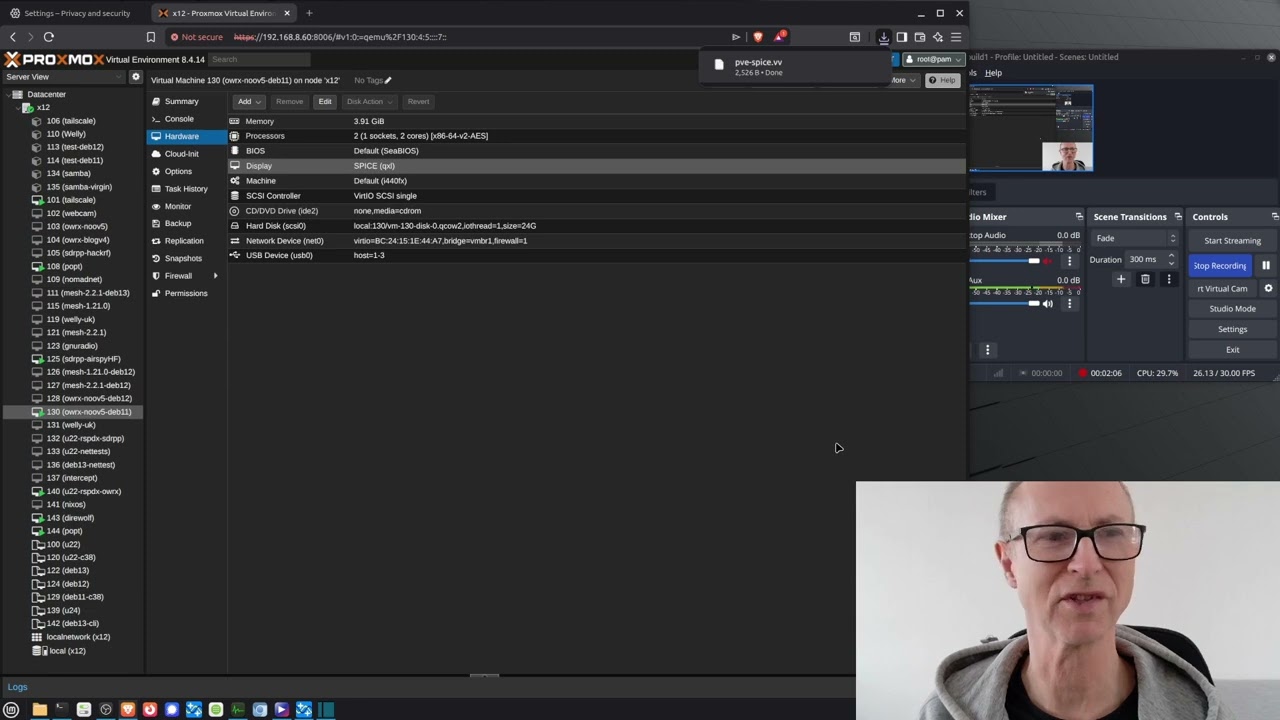 Spice Remote Console for Proxmox Virtual Machines