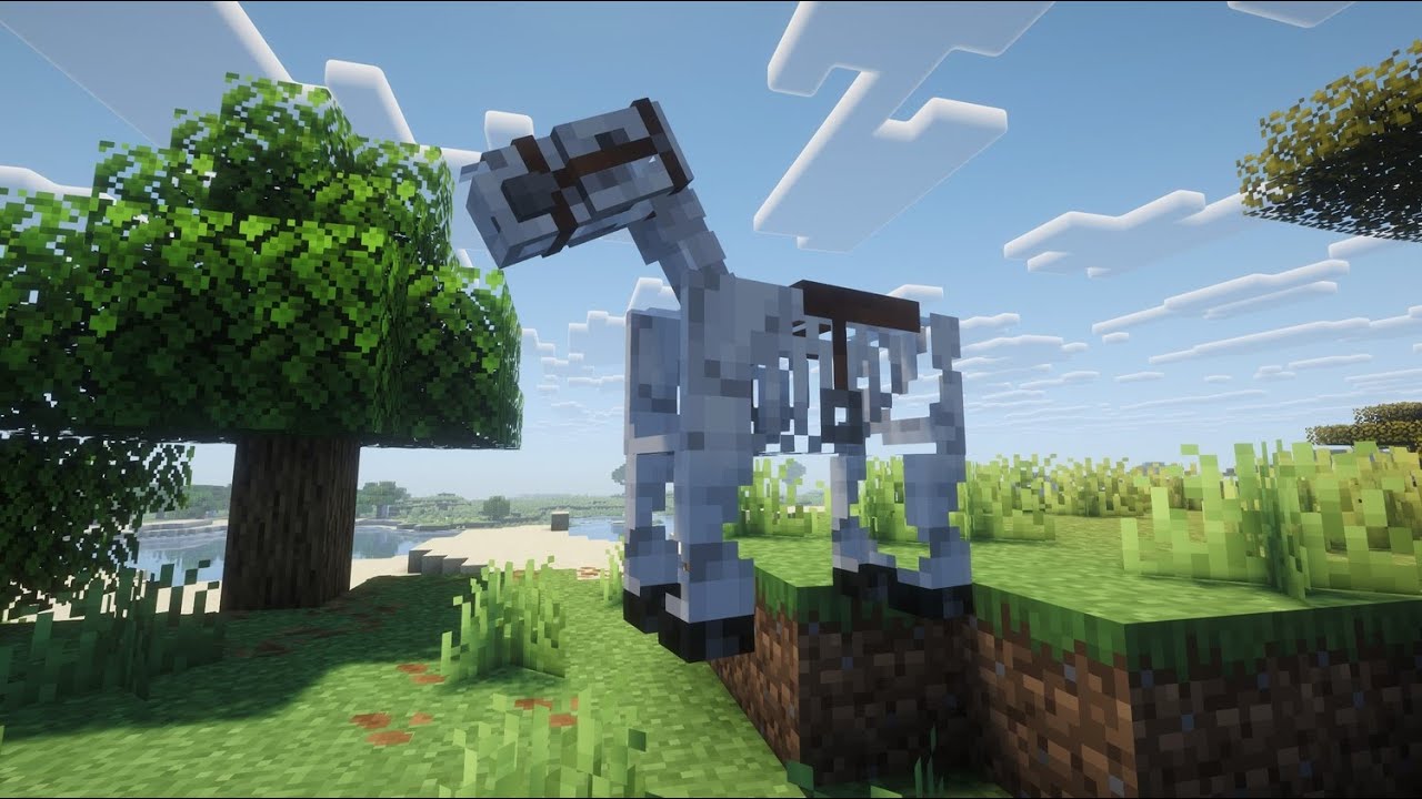 Minecraft: Vanilla EP002 💀⛏️♘.☘︎ ݁˖ مغامرة في الكهف، فخ السكيلتون وحصاني الجديد اللي بتسمونه