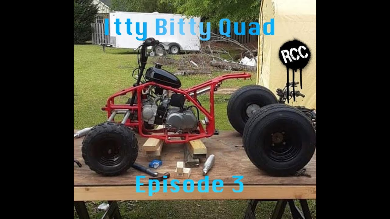 IttyBitty Pt 3 (New A arms, Swingarm, and Wheels!