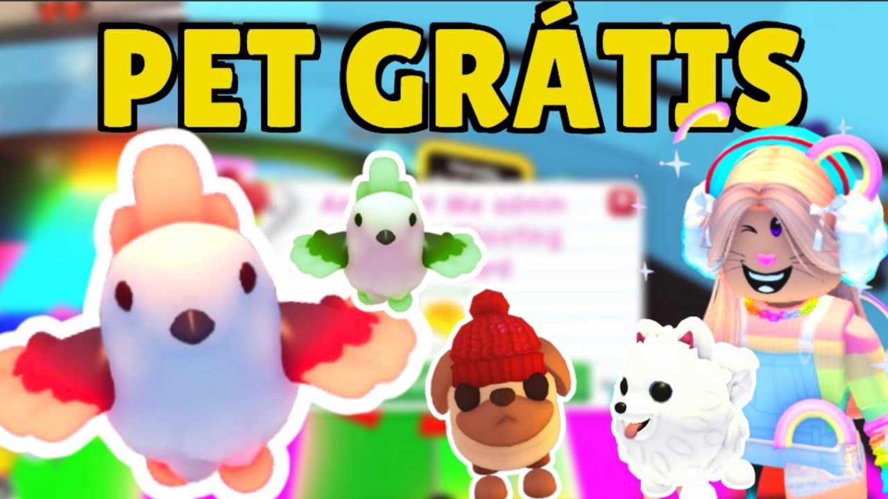 PET GRÁTIS ADOPT ME ROBLOX ADMIN ABUSE E MUITO MAIS  adopt me roblox natal