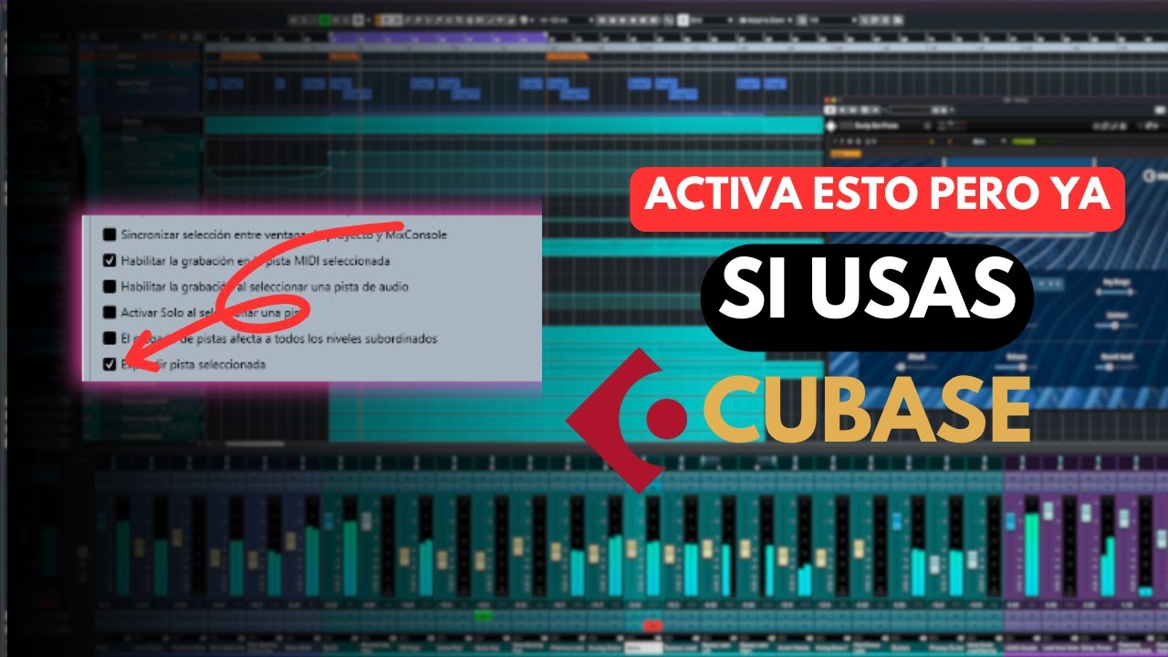5 Ajustes Predeterminados que debes cambiar en CUBASE YA ! 