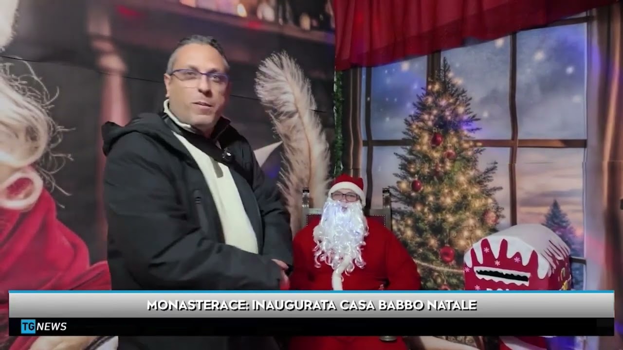 Tg Tele Mia - Monasterace , Babbo Natale 2025.