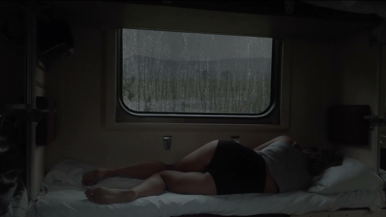 Relax and Fall asleep to the sound of heavy Rain & thunderstorm outside the train window
