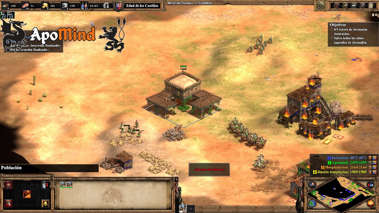 4. El asedio de Jerusalén [DIFÍCIL] Saladino - Age of Empires II: Definitive Edition [AoE2DE]