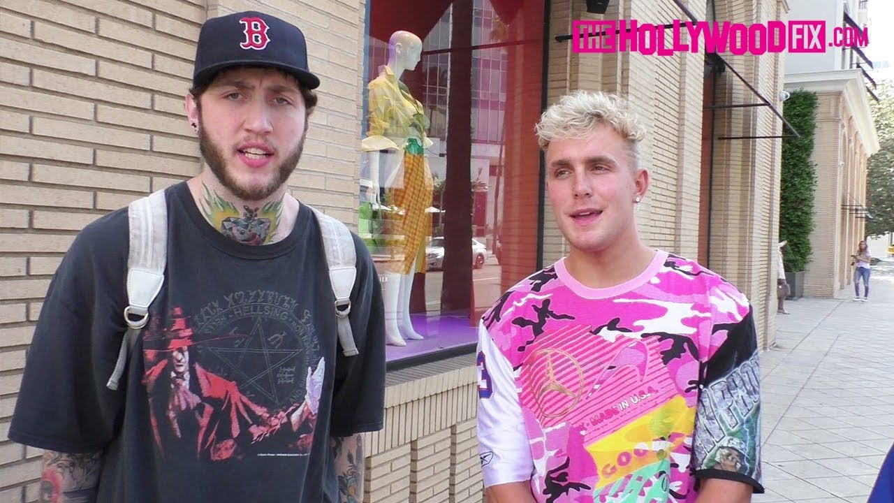 Jake Paul & Faze Banks Have An Epic Showdown With The Nelk Boys At Barney's In Beverly Hills 5.2.19