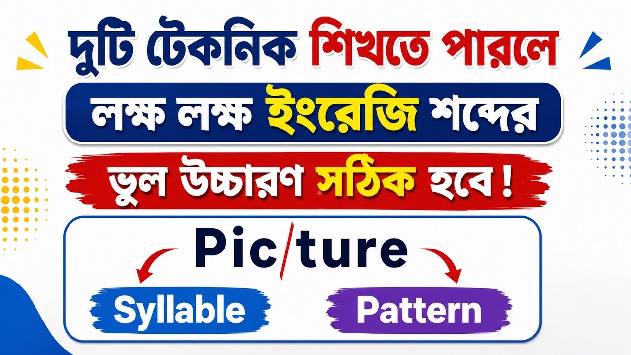মাএ ২ টি নিয়মে শিখুন হাজার হাজার ইংরেজি শব্দ | ইংরেজি উচ্চারণ ও বানান হবে পানির মতো সহজ
