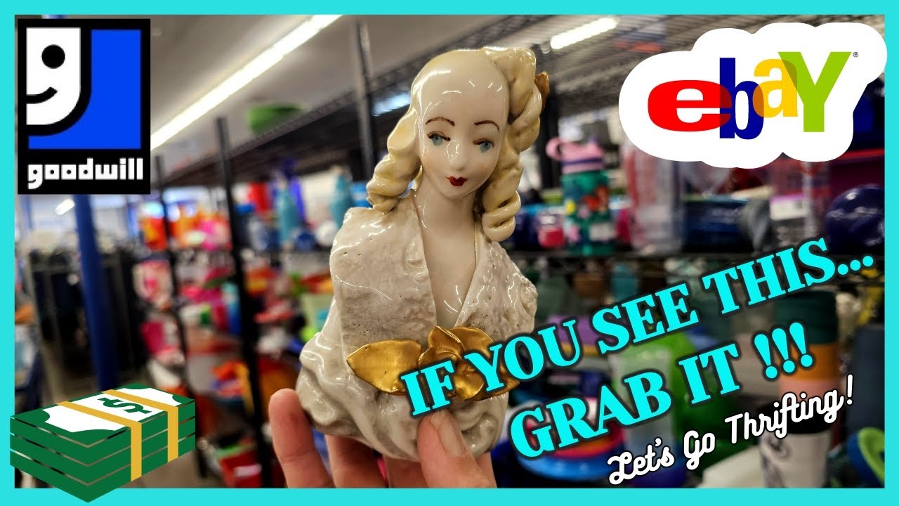 GOODWILL GOLD! Why Had She BEEN THERE for a  WEEK? / THRIFT WITH ME / REMOVE WATER STAINS from WOOD