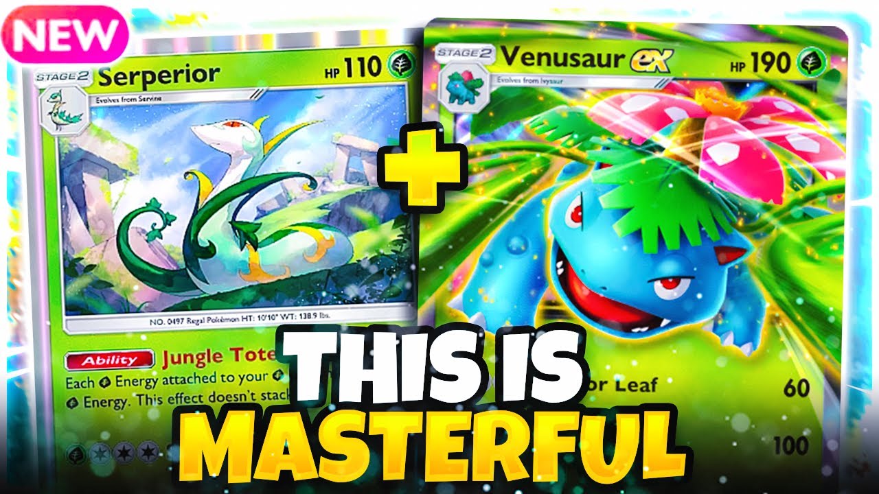 Venusaur and Serperior Make Rare Candy Feel Broken