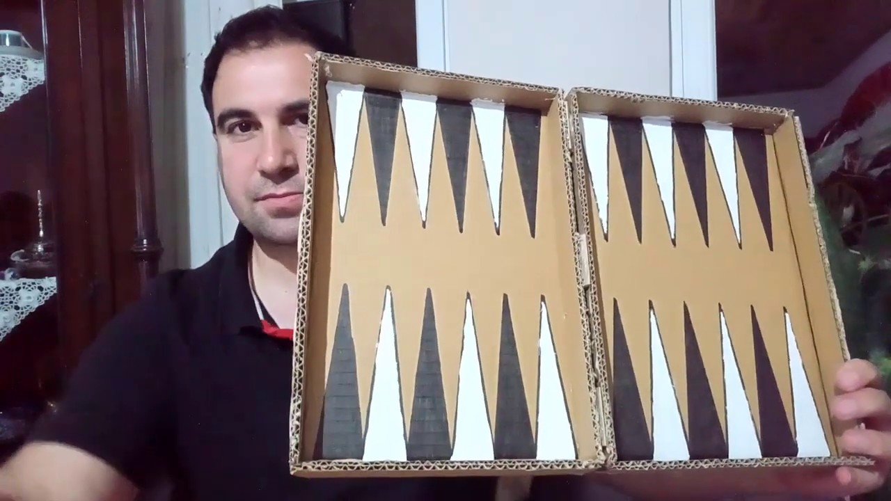 Tavla Kartondan nasıl yapılır? - How to make Backgammon Cardboard?Hasanoğlan/Elmadağ - Diy