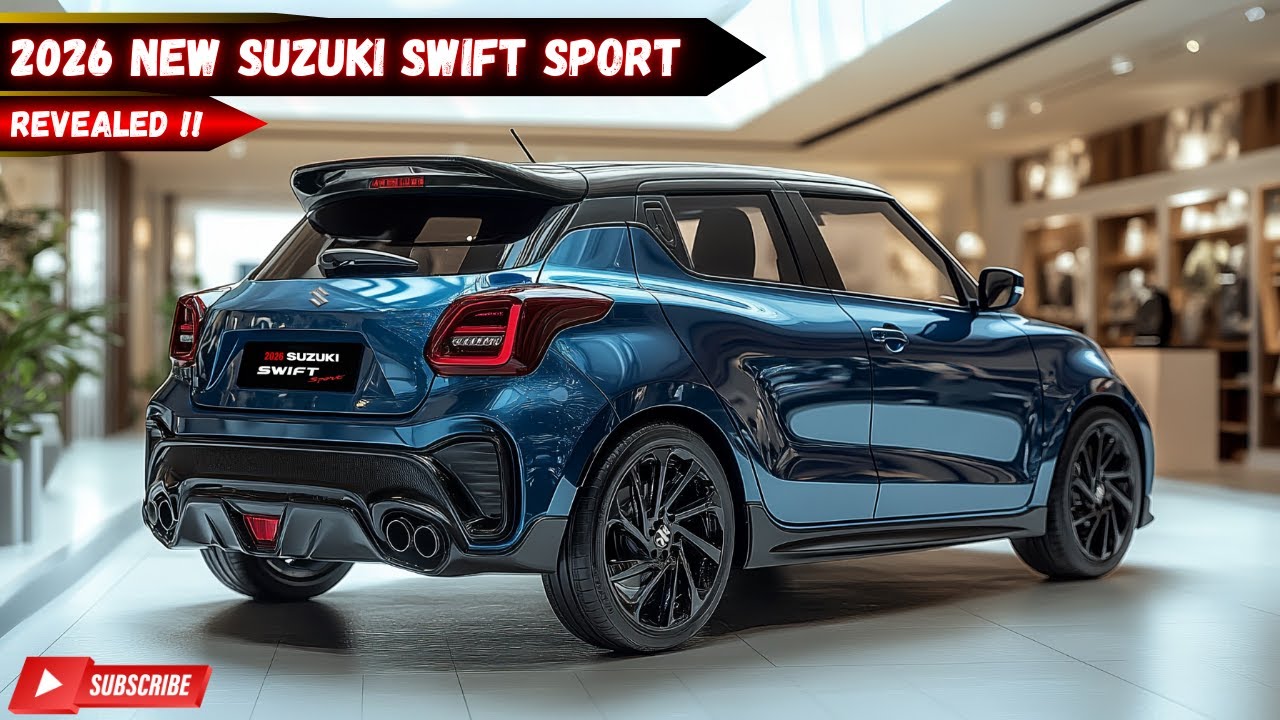 Новый 2026 Suzuki Swift Sport раскрыл: дизайн, двигатель, спецификации и дата выпуска