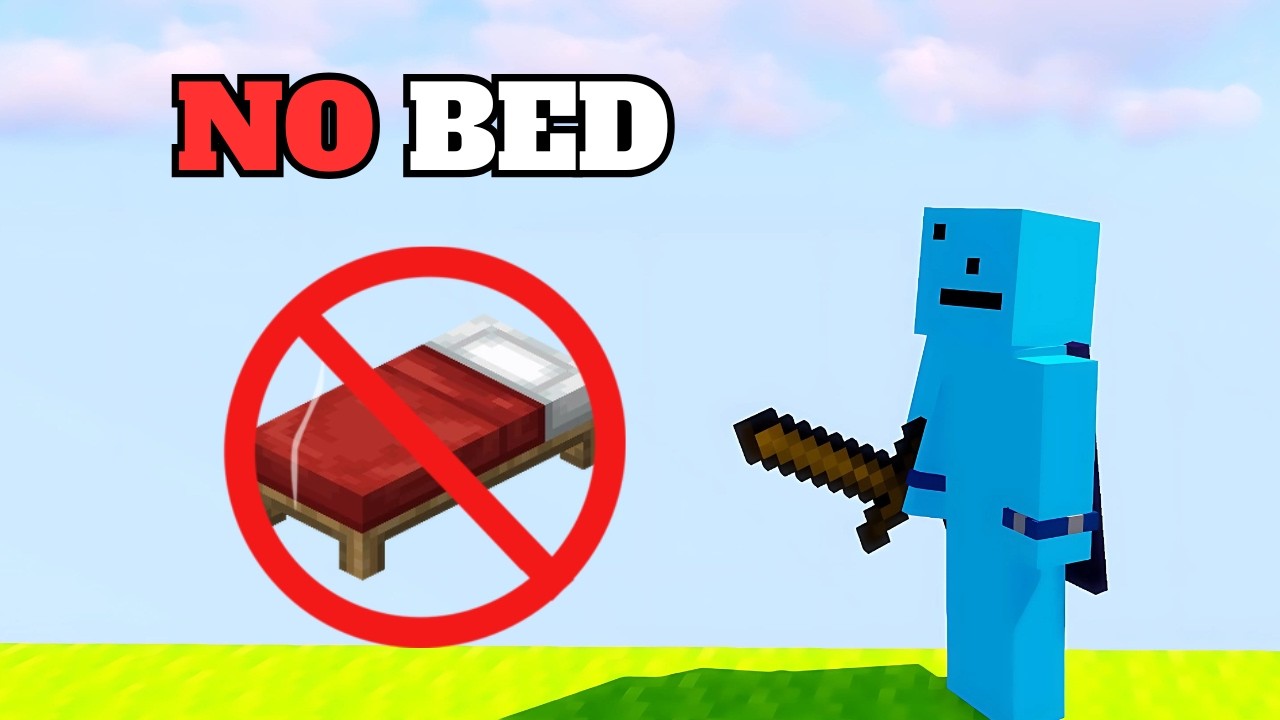 Bedwars But I Can't Break Beds