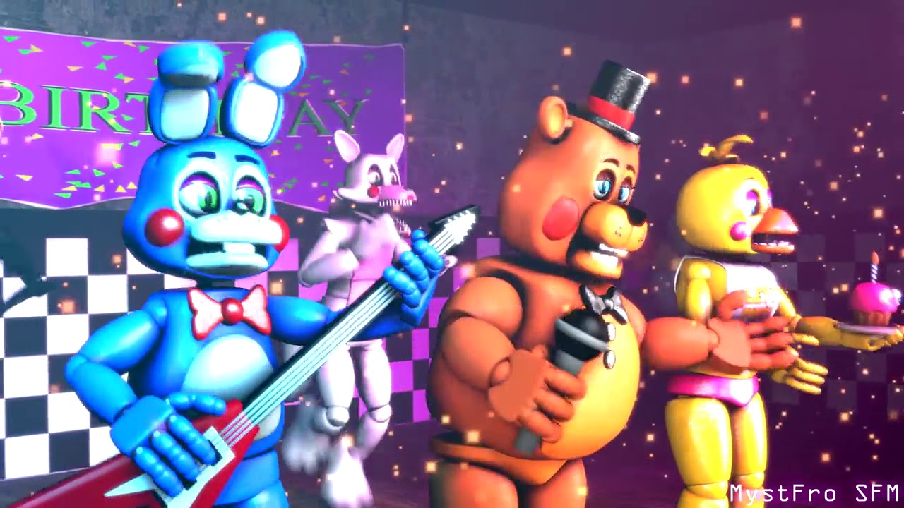Five Nights at Freddy's Song FNAF SFM 4K RemakeTIFWhitney Remix