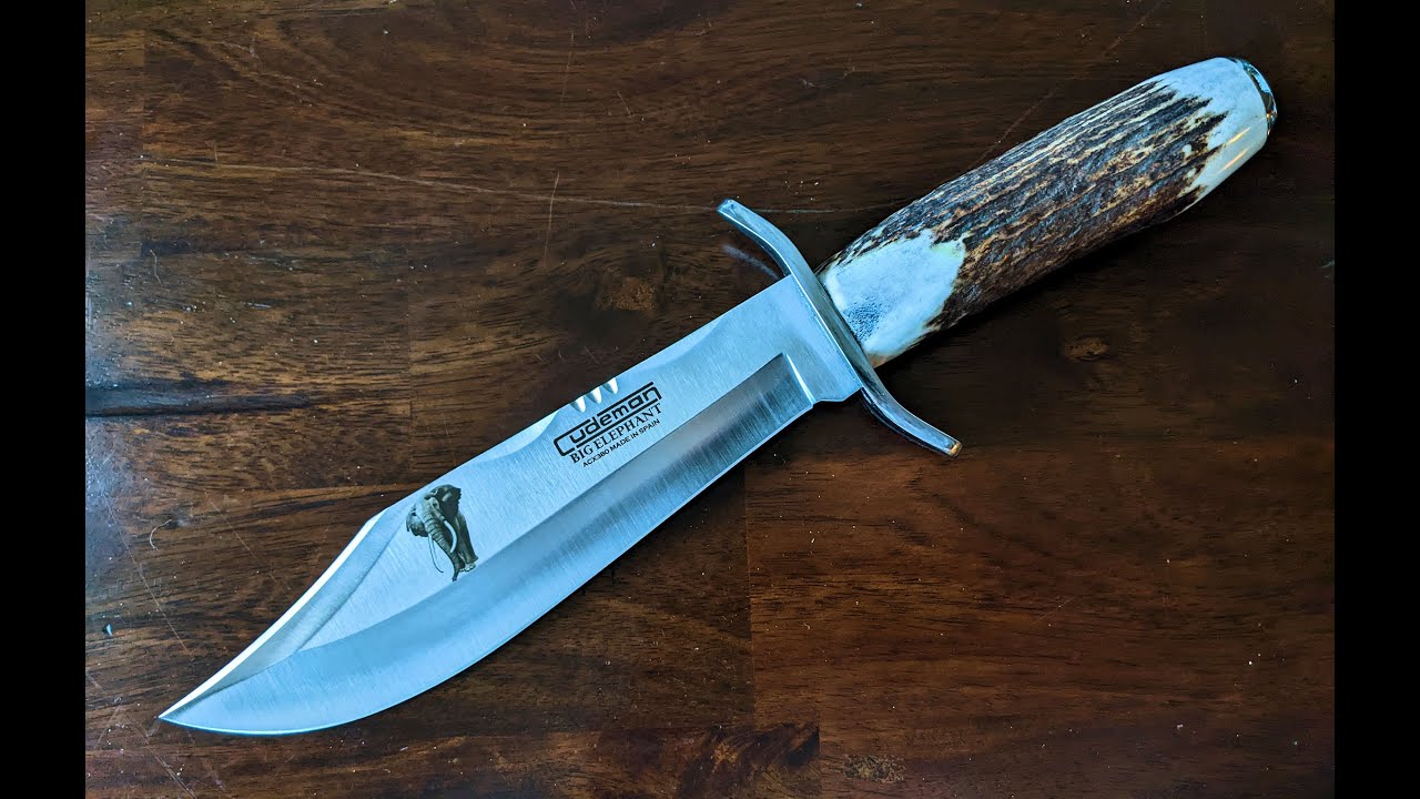 Cudeman Model 294C Stag Bowie: БОЛЬШОЙ СЛОН!