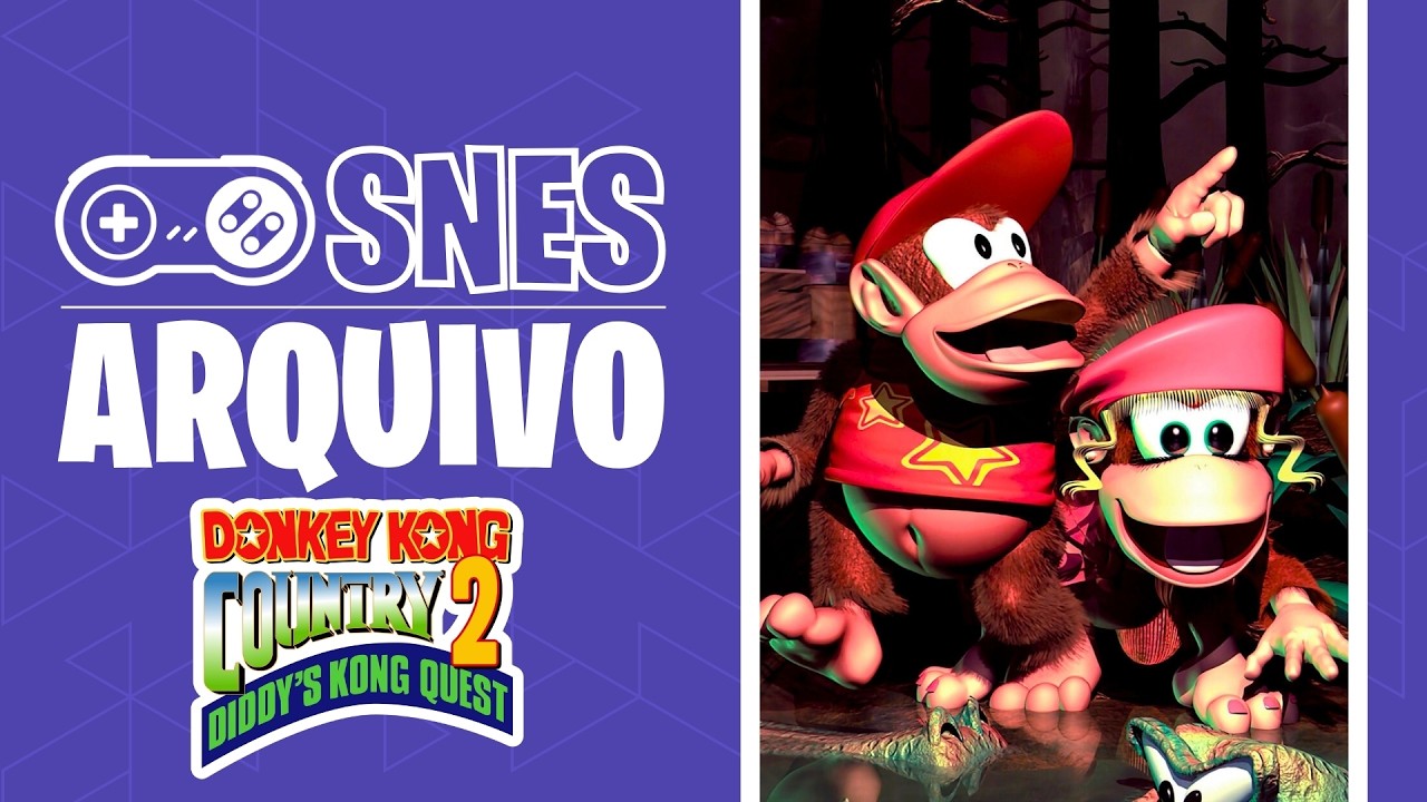 🕹️ DONKEY KONG COUNTRY 2: DIDDY'S KONG QUEST [SNES]: Gameplay Não Comentada