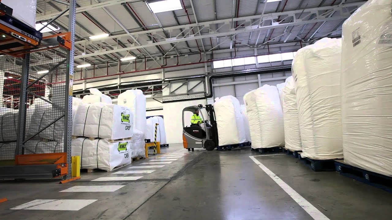 STILL Palletshuttle Regale bei Danone
