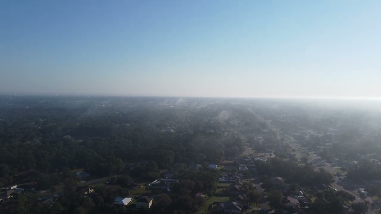 light fog morning -- Port Malabar