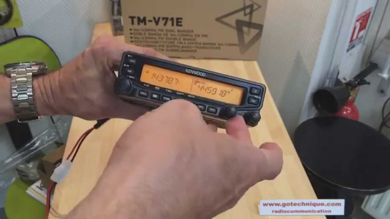 Kenwood TMV71E BiBande Radio VHF UHF Presentation GoTechnique