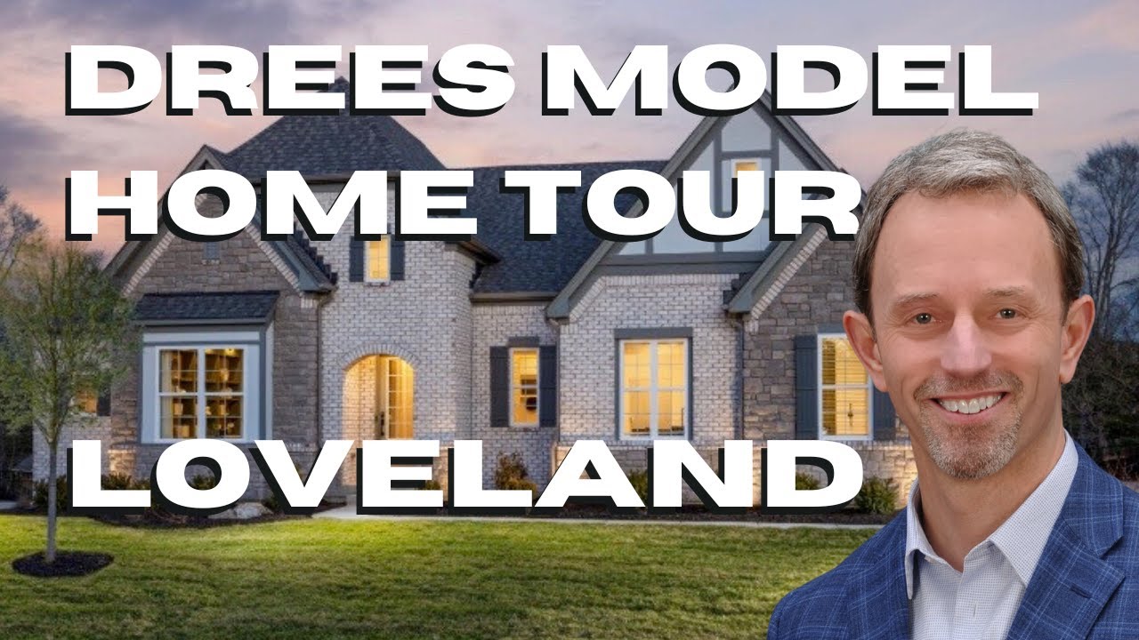 Best Suburbs of Cincinnati - Drees Model Home Tour in Loveland Ohio.