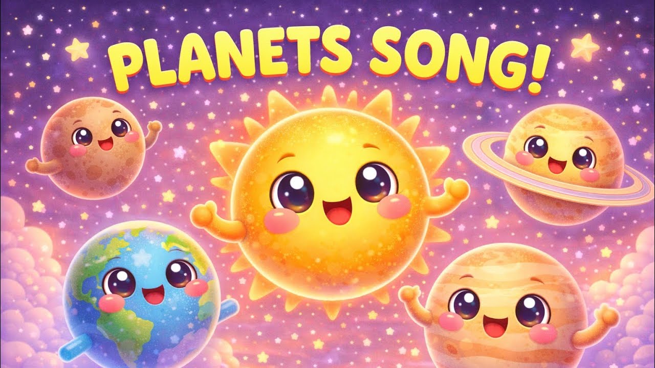 Let’s Learn the Solar System!” | Fun Planet Song for Kids 🌞🪐