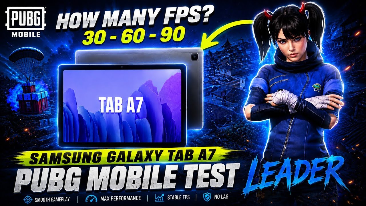 PUBG MOBİLE | SAMSUNG GALAXY TAB A7 TEST | 2025 | UPDATE 4.1