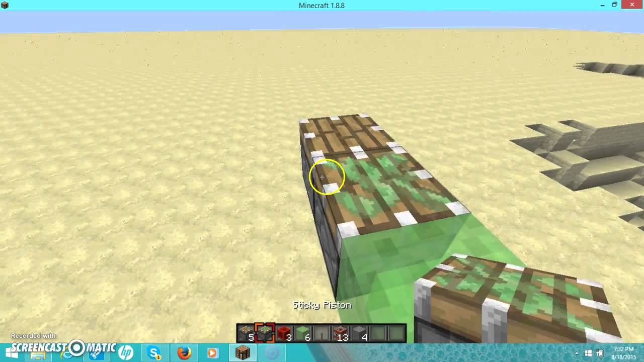 Minecraft tutorial on a Tomahawk missile