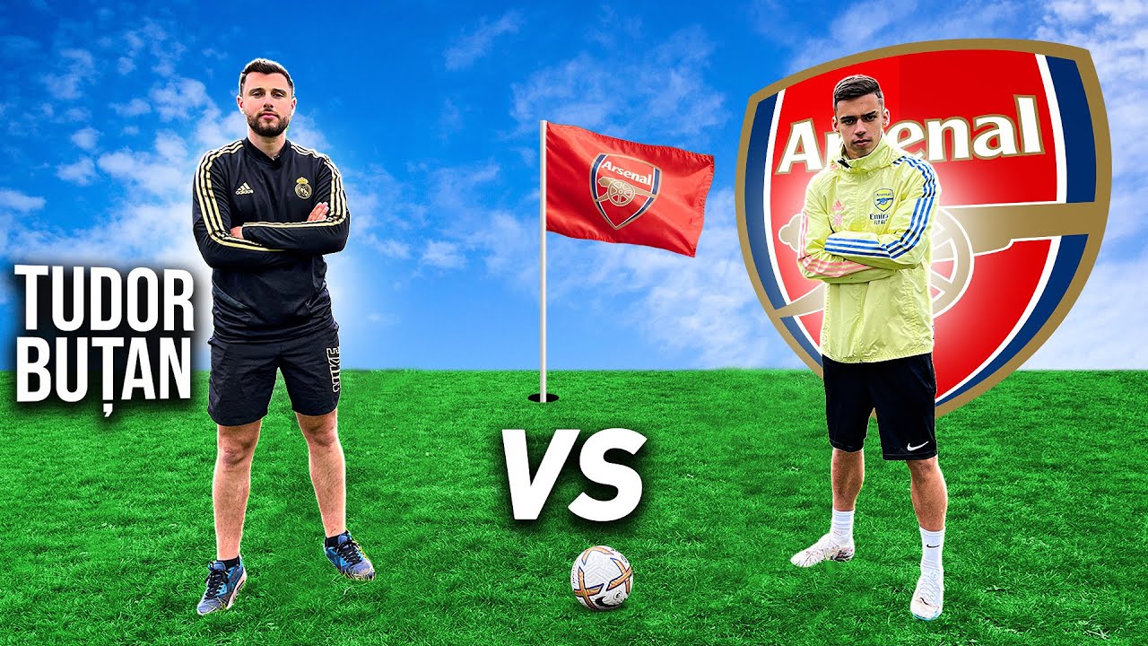 FOOTBALL GOLF CHALLENGE VS CĂTĂLIN CÎRJAN (ARSENAL F.C.)!!