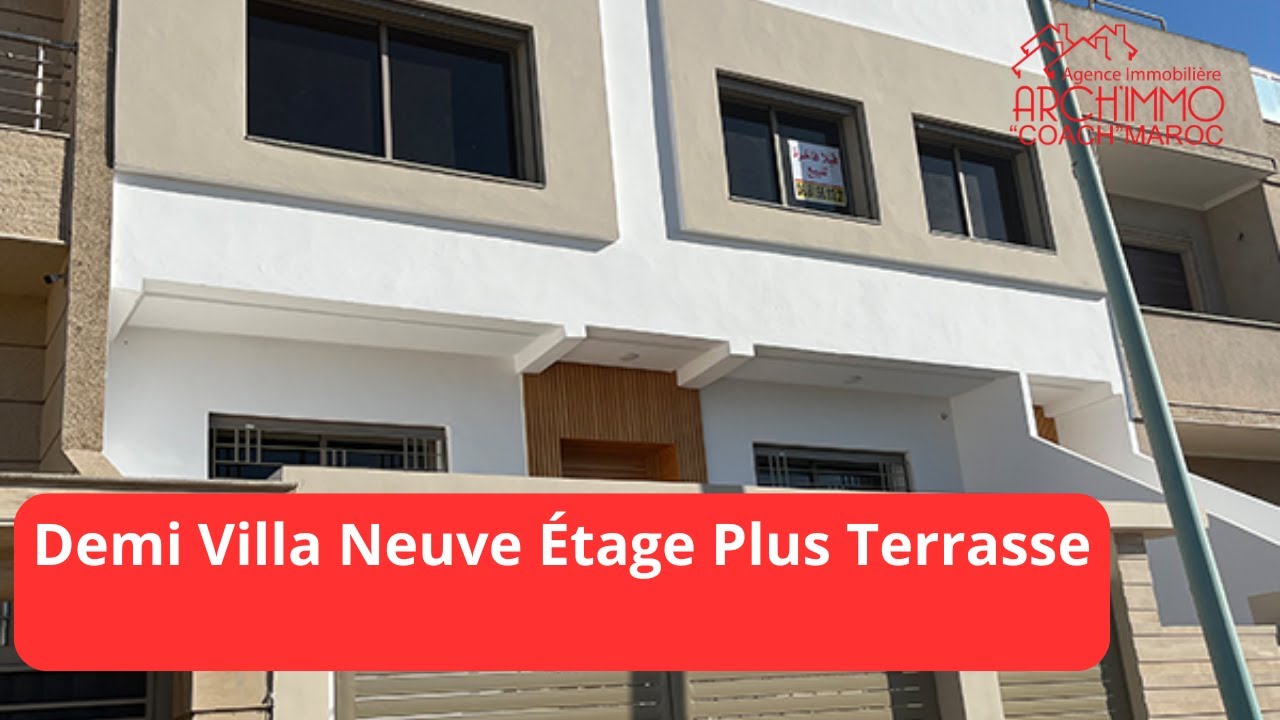 Demi Villa Neuve Étage Plus Terrasse