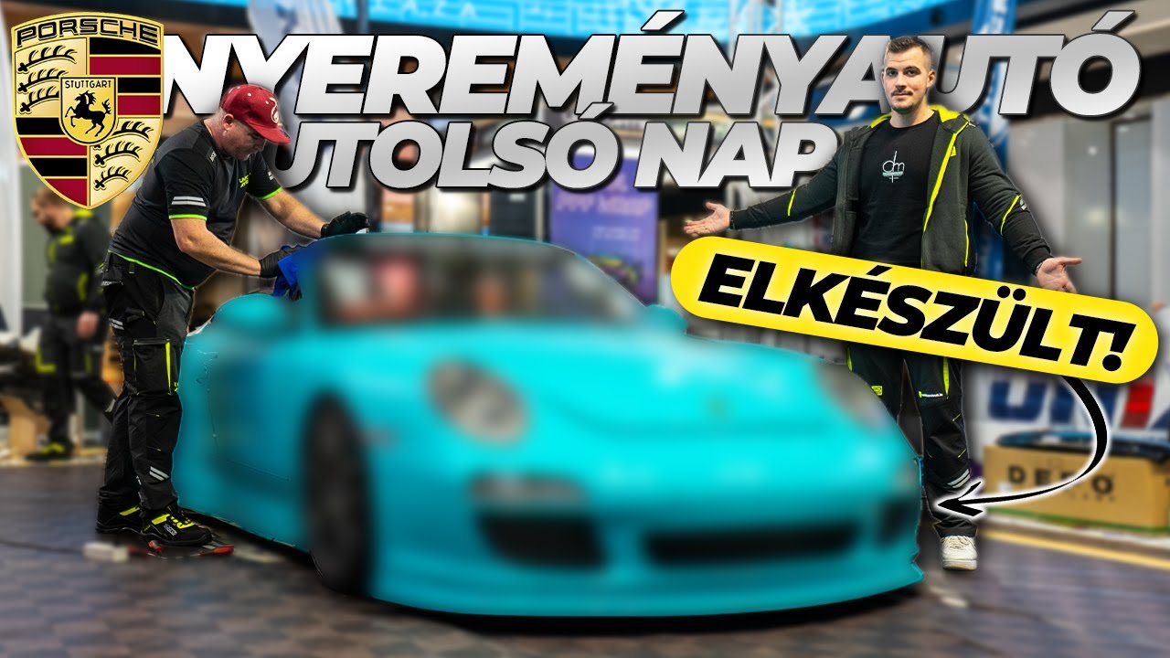PORSCHE ÉPÍTÉS CÉLEGYENESBEN - Sikerült befejezni?🫣 ETELE PLAZA utolsó nap