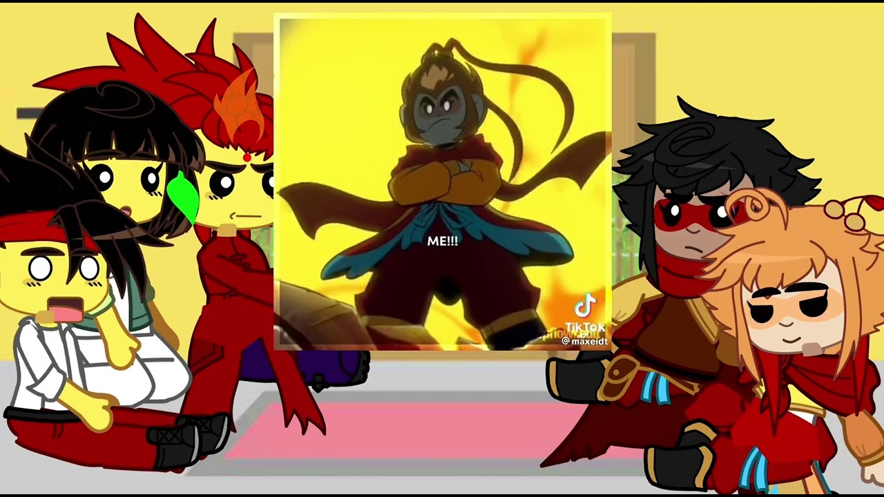 LMK Reacts to MK | LEGO Monkie Kid | Kattin Gacha