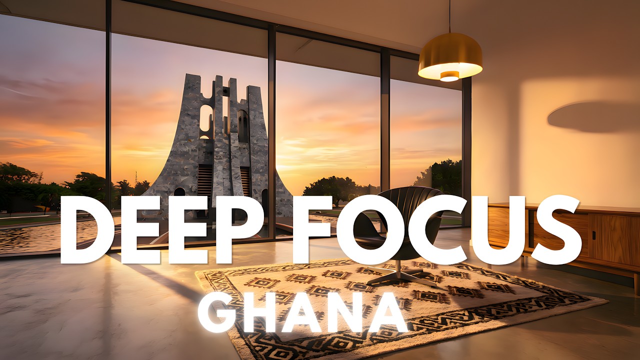 African Study Music for Deep Focus | 90 minutes Concentration Music, Coding Music & Work Music 🌍