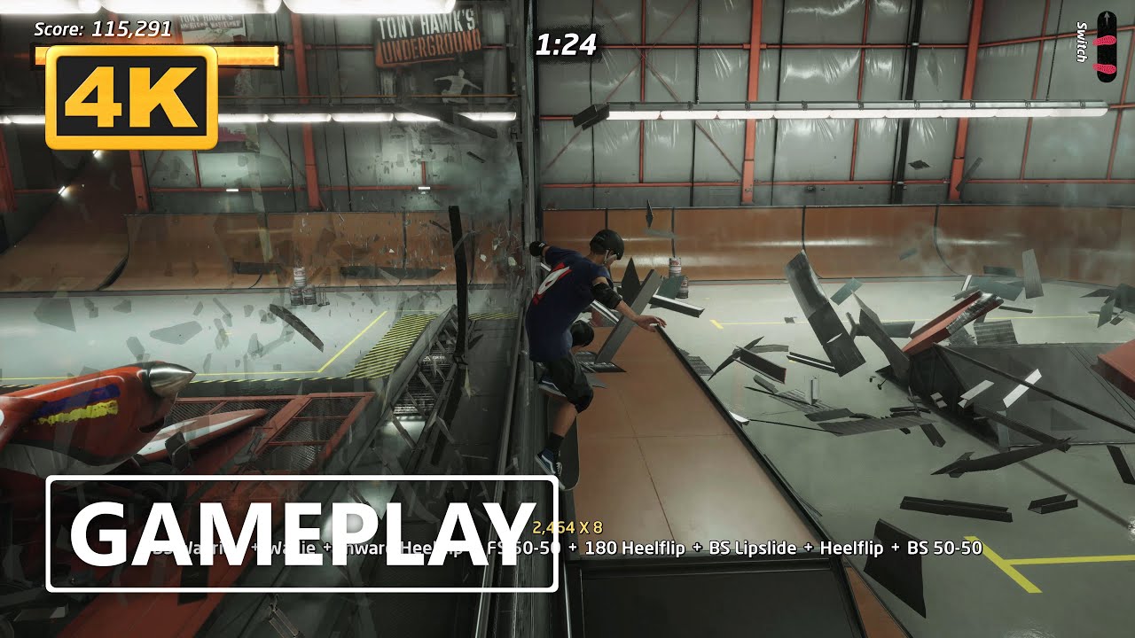 Tony Hawk's Pro Skater 1 + 2 Xbox Series X Gameplay 4K *NEXT GEN*