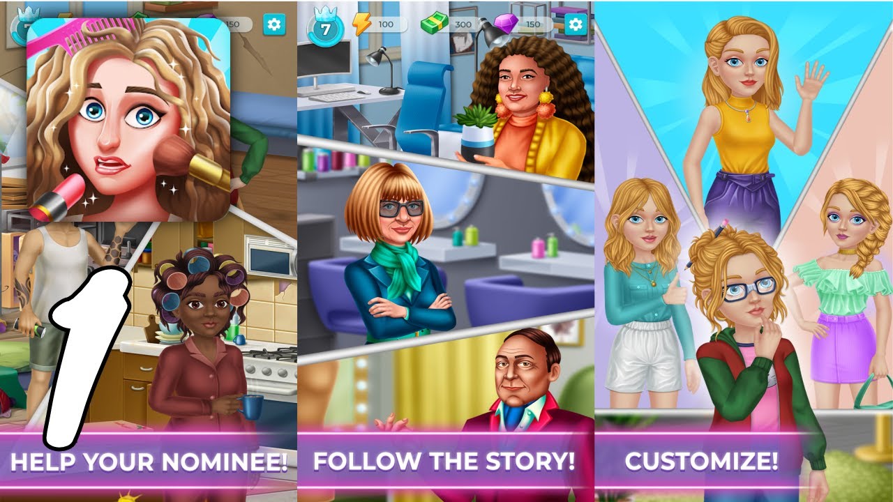Makeover Merge Gameplay Walkthrough #1 (Android, IOS)