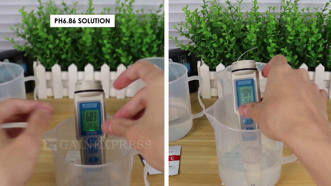 pH / EC / Temperature Meter ATC 3 in 1 Waterproof Pen Type