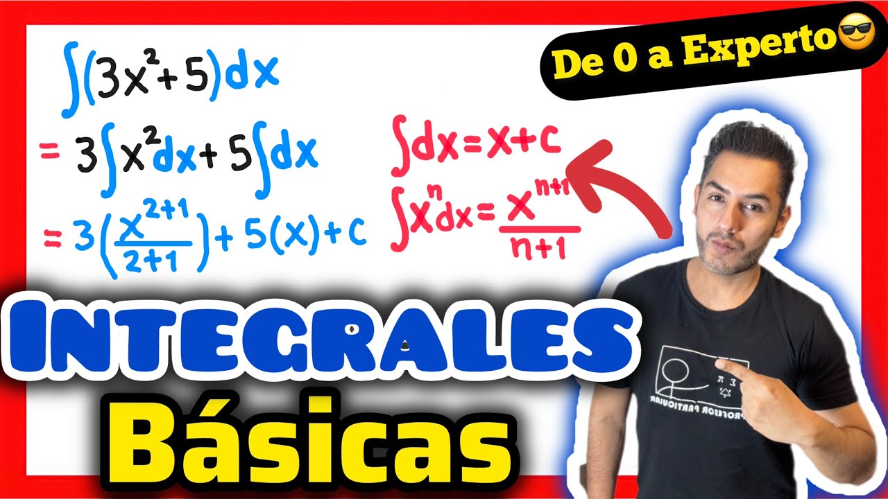 ✅INTEGRALES B&Aacute;SICAS Ejercicios [𝐀𝐩𝐫𝐞𝐧𝐝𝐞 𝐝𝐞𝐬𝐝𝐞 𝐜𝐞𝐫𝐨💯] C&aacute;lculo Integral