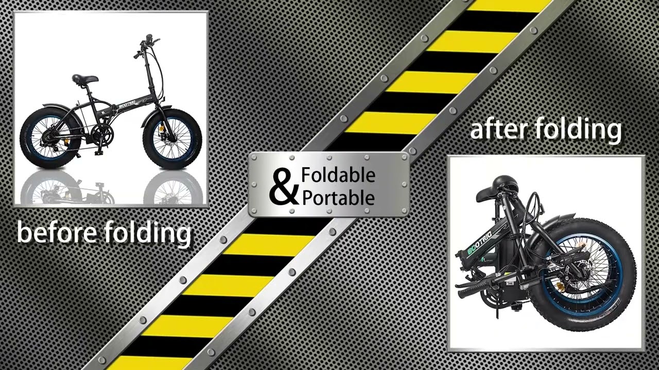 Ecotric 36V Fat Tire Folding Electric Bike | Features & Specs