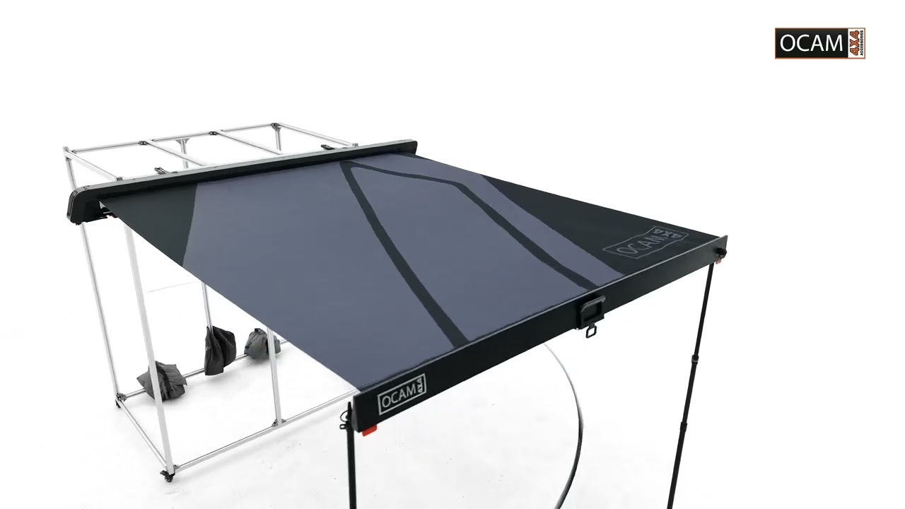 OCAM Luna Aluminium Shell Side Awning Demo