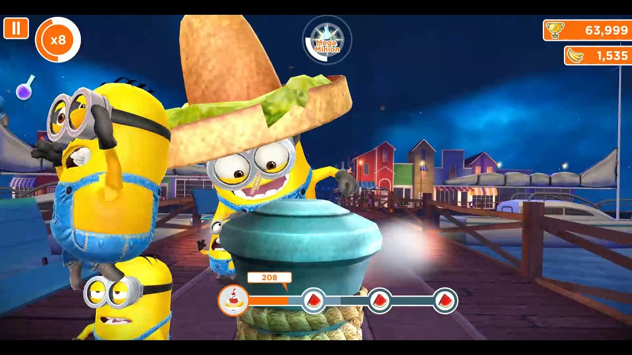 MINION RUSH SPLITTER VS DESPICABLE ME PIER 12 AREA #games #gaming