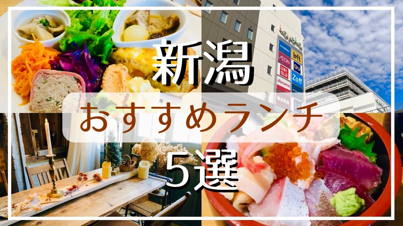 【新潟グルメ】地元民おすすめランチ5選/高コスパ1000円海鮮丼/パン屋さんの本格ランチプレート【観光にも】