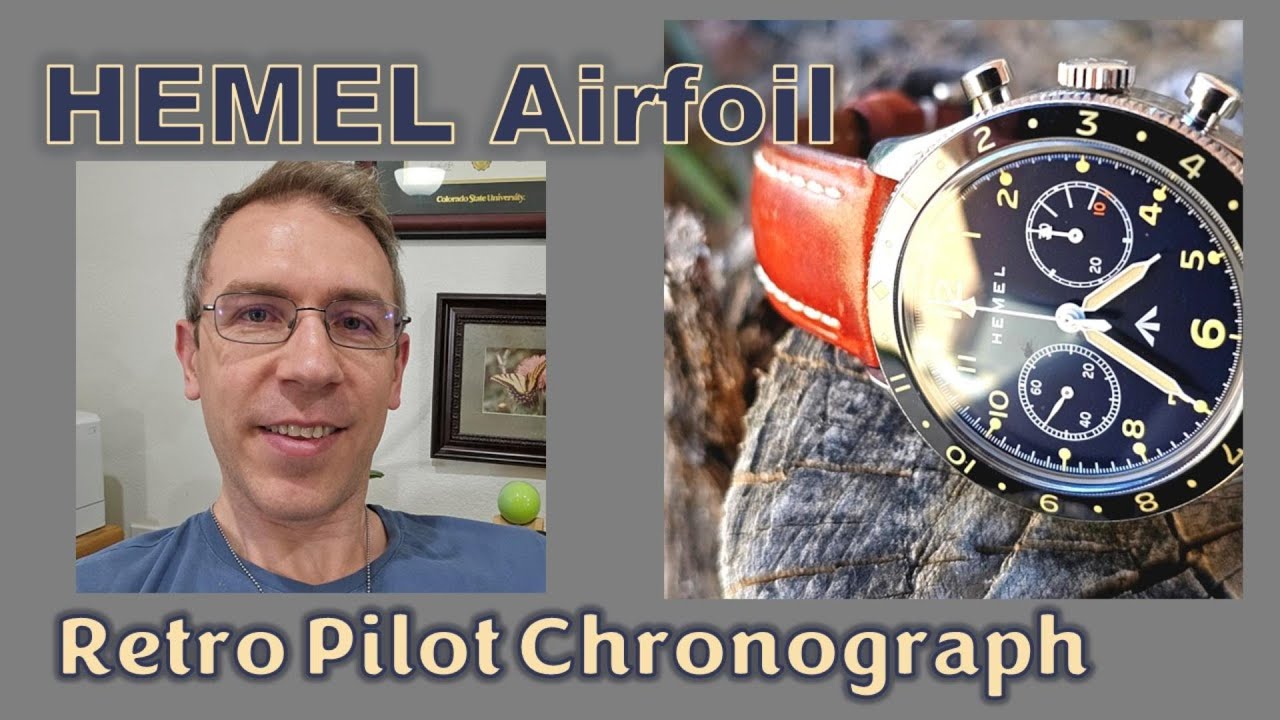Hemel Airfoil: Retro Mechanical Pilot Chronograph