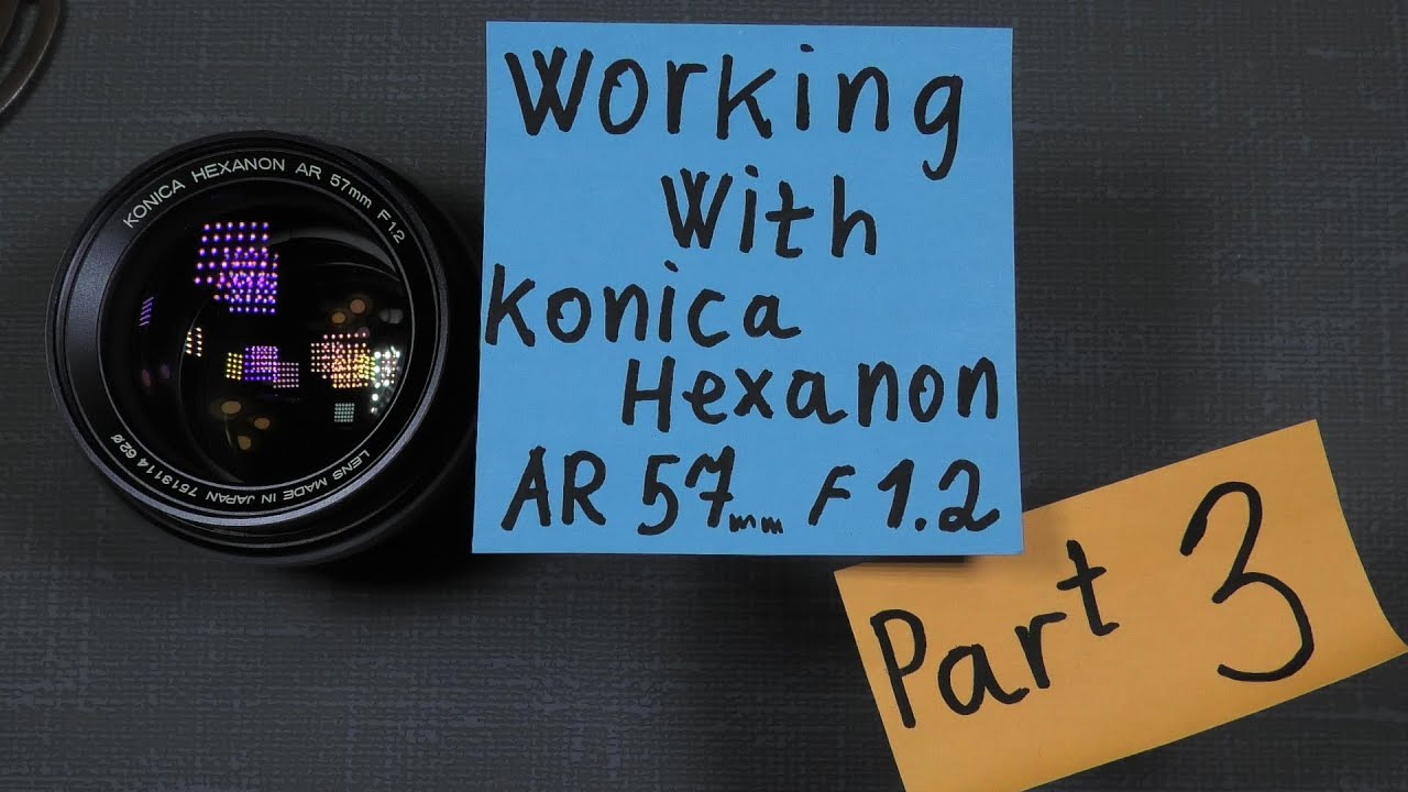 Konica Hexanon AR 57mm 1:2 | ЧАСТЬ 3 | Сборка объектива