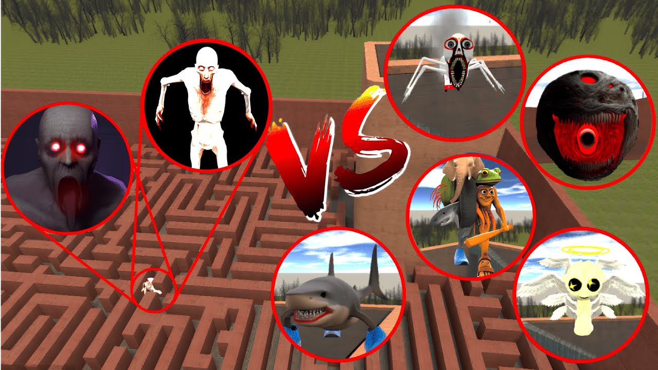 Thomas VS Tung Tung Tung Sahur VS Sonic VS SCP 096 In Garry's Mod.#scp096  #garrysmod  #nextbots