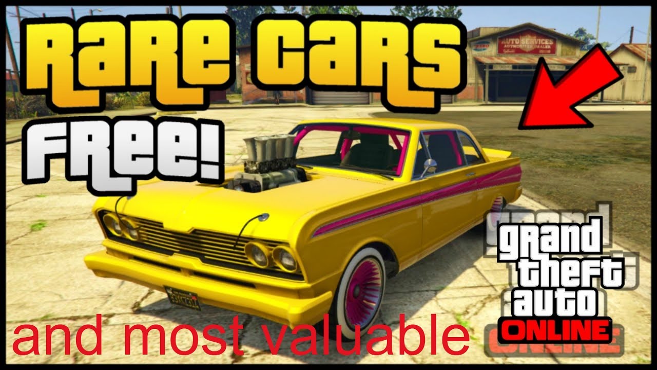 GTA 5 - FREE SECRET RARE CARS LOCATIONS IN GTA ONLINE! RARE STORABLE CARS( MOST VALUABLE)