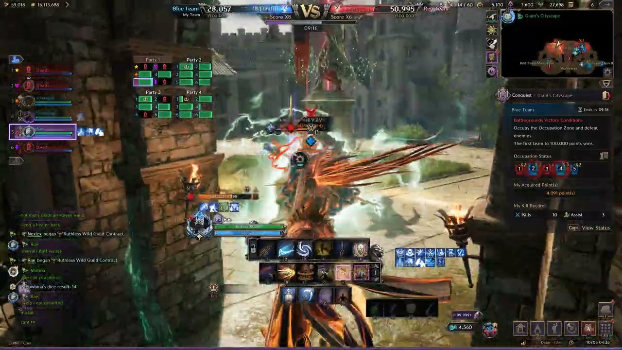 Throne and Liberty Speed Sns/Gs Battlegrounds 22kills No Solar
