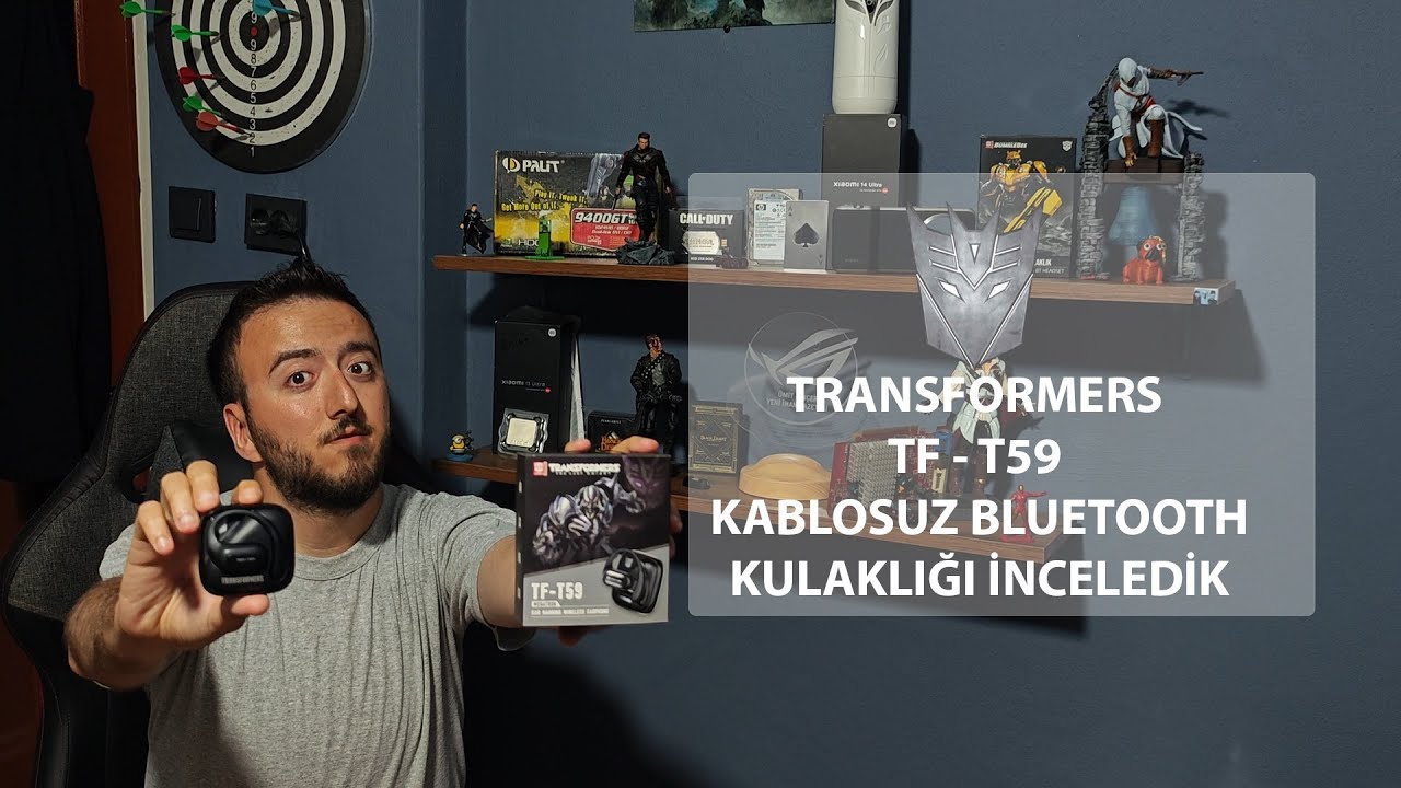 Transformers TF - T59 Kablosuz Bluetooth Kablosuz Kulaklık İncelemesi