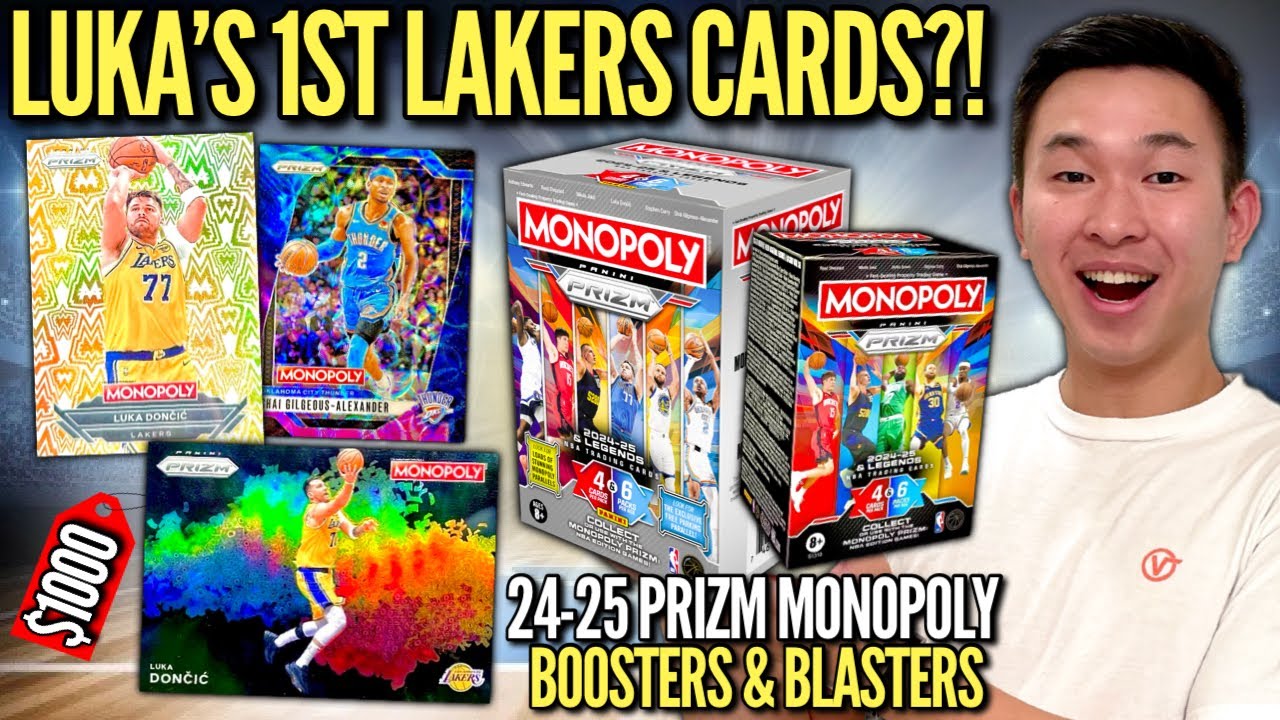 Panini came up with a CRAZY way to get the FIRST LUKA DONCIC LAKERS CARDS (BOOM)! 😳🔥